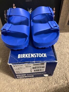 Birkenstock Arizona EVA Sandals in Royal Blue